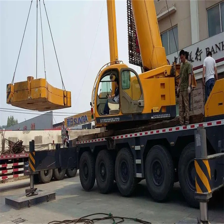 营根镇当地吊车出租|机器吊装|75吨|工厂搬迁服务